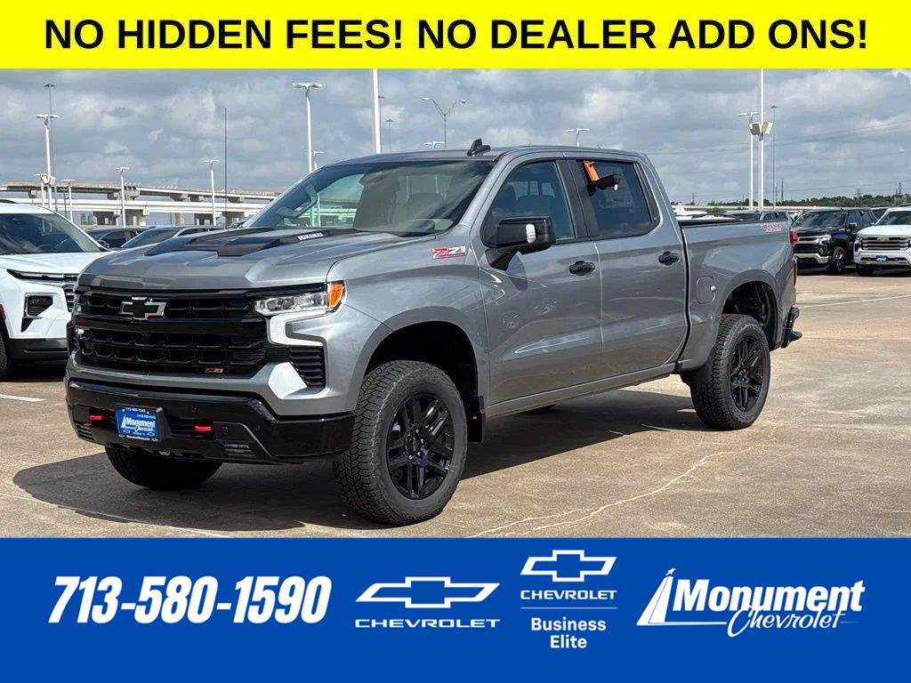 Sterling Gray Metallic 2026 Chevrolet Silverado 1500 Pickup Truck Four-Wheel Drive Automatic