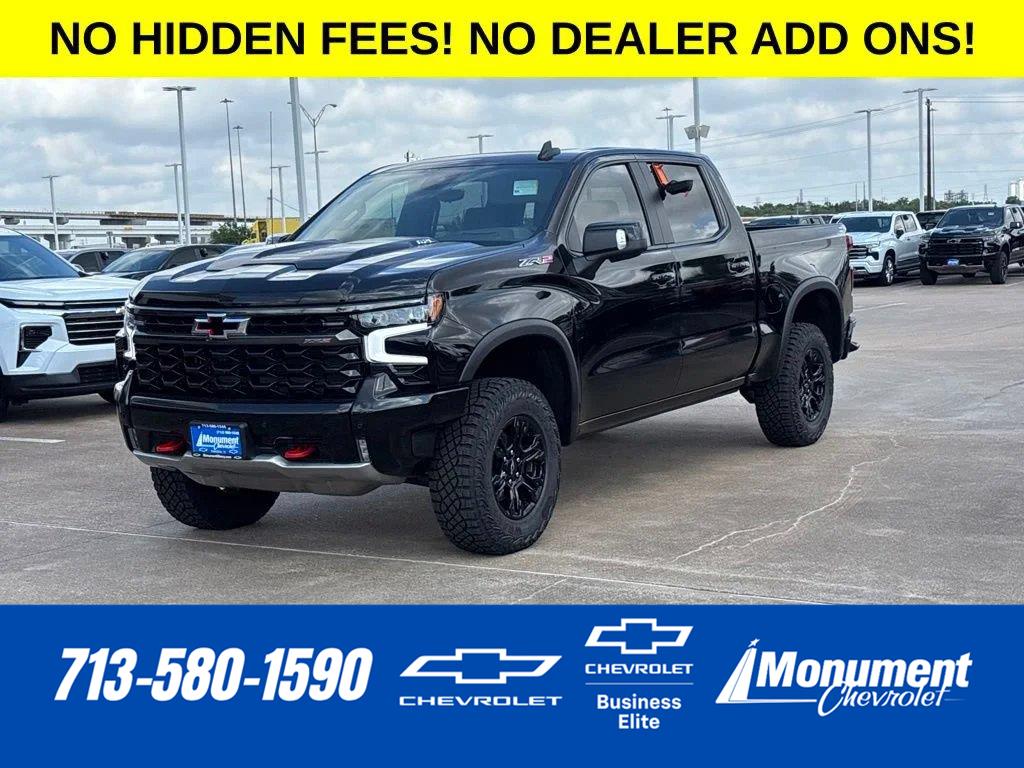 Black 2026 Chevrolet Silverado 1500 Pickup Truck Four-Wheel Drive Automatic