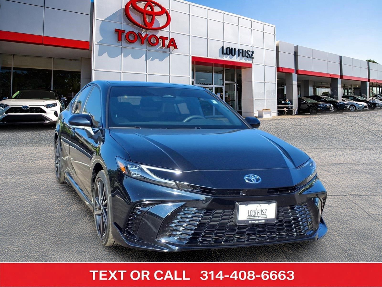 Midnight Black Metallic 2025 Toyota Camry Sedan All-Wheel Drive Continuously Variable Transmission