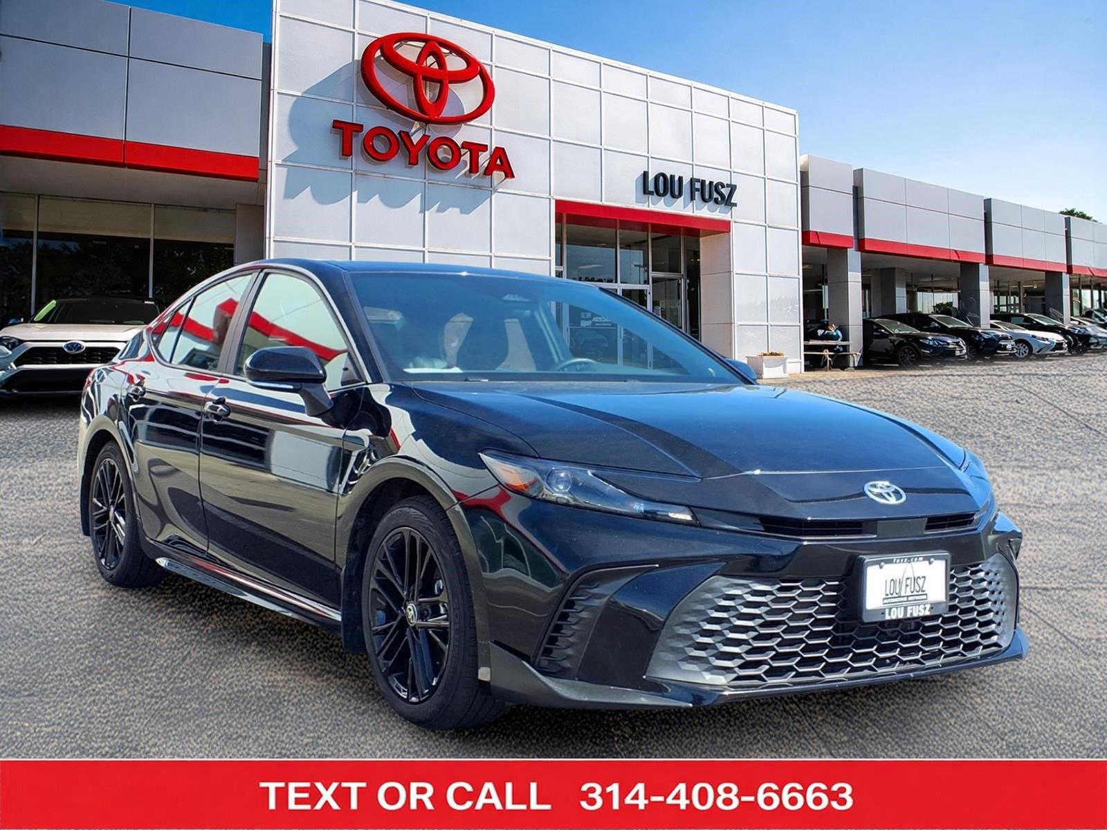 Midnight Black Metallic 2025 Toyota Camry Sedan Front-Wheel Drive Continuously Variable Transmission