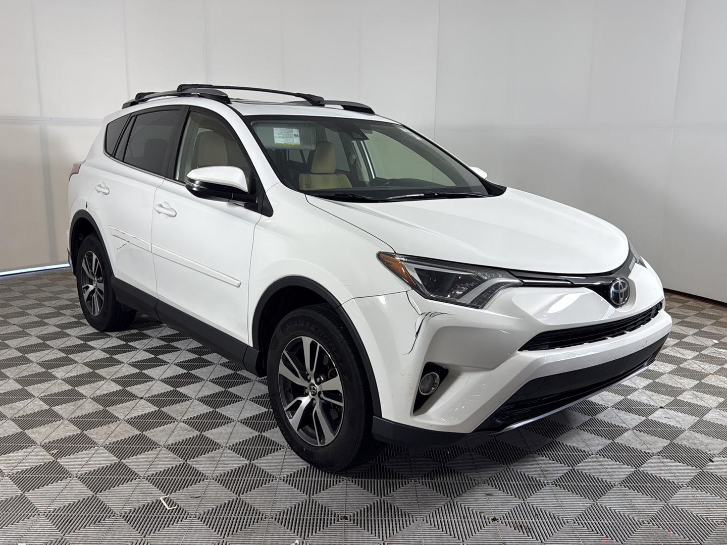 Super White 2017 Toyota RAV4 SUV / Crossover All-Wheel Drive 6-Speed Automatic