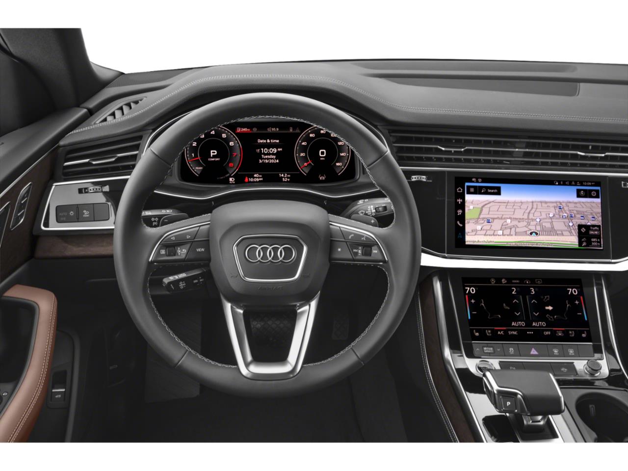 Carrara White 2026 Audi Q8 SUV / Crossover All-Wheel Drive Automatic