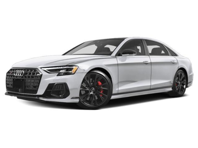 Glacier White Metallic 2026 Audi S8 Sedan All-Wheel Drive Automatic