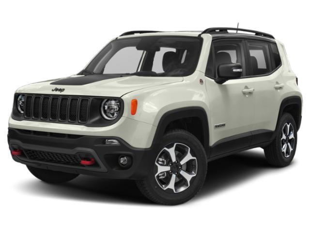 Alpine White Clearcoat 2020 Jeep Renegade SUV / Crossover Four-Wheel Drive 9-Speed Automatic