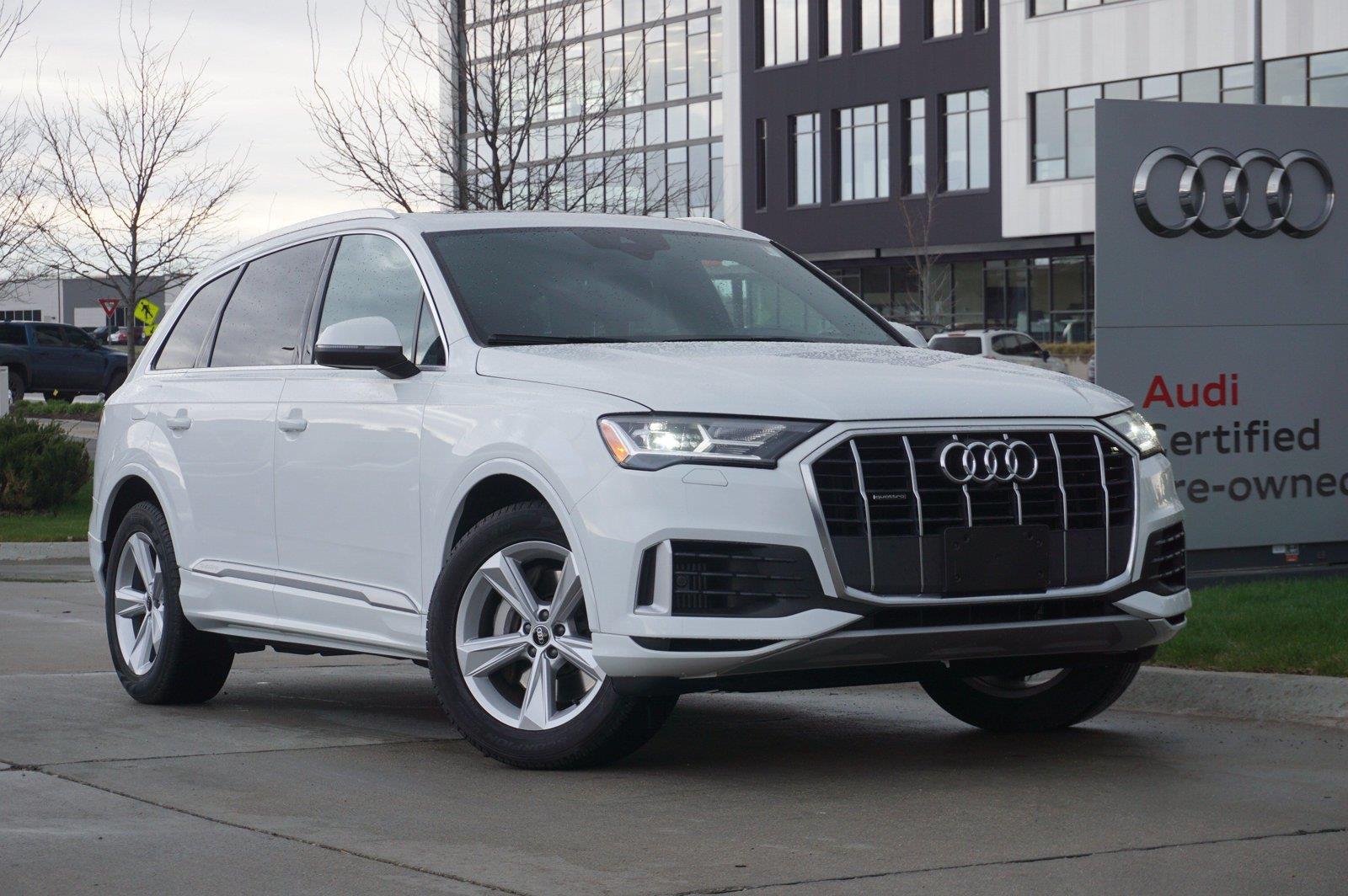 White 2021 Audi Q7 SUV / Crossover All-Wheel Drive Automatic