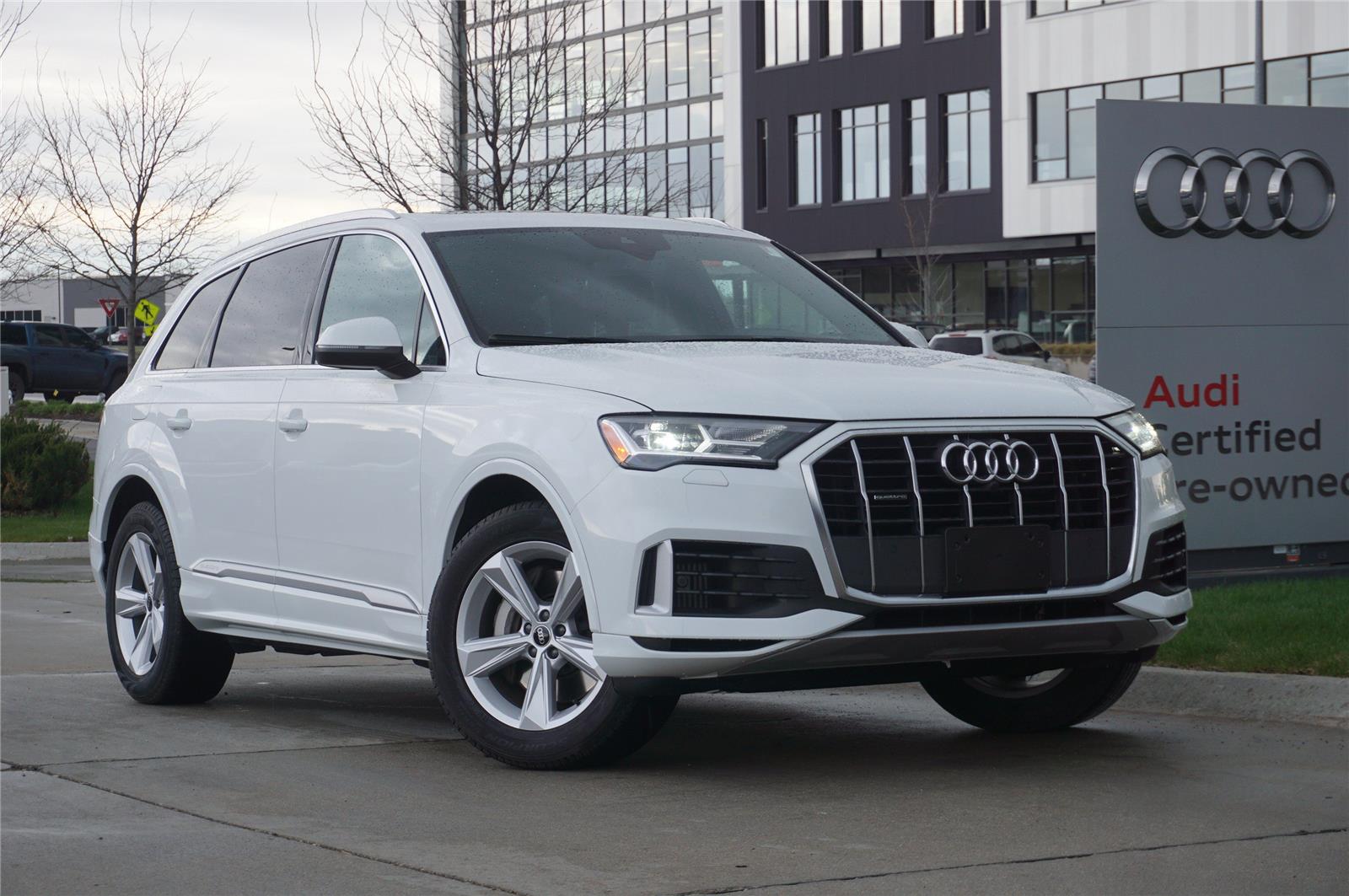 White 2021 Audi Q7 SUV / Crossover All-Wheel Drive Automatic