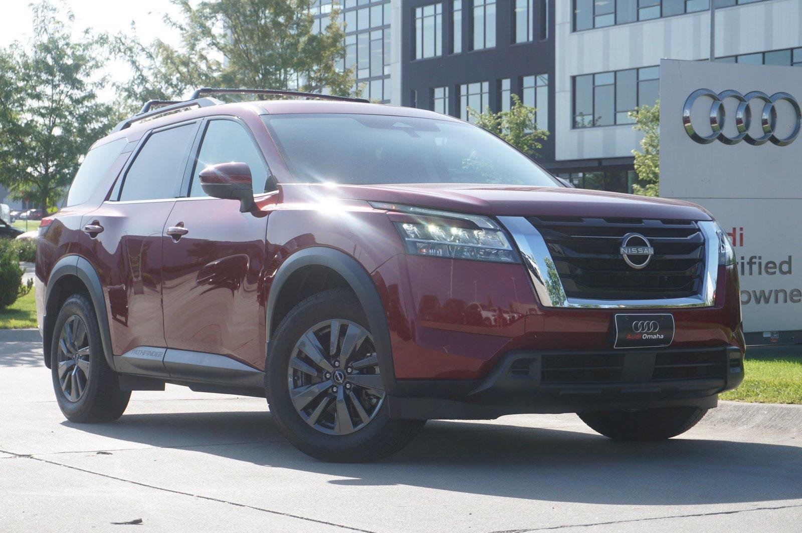 Red 2022 Nissan Pathfinder SUV / Crossover All-Wheel Drive Automatic