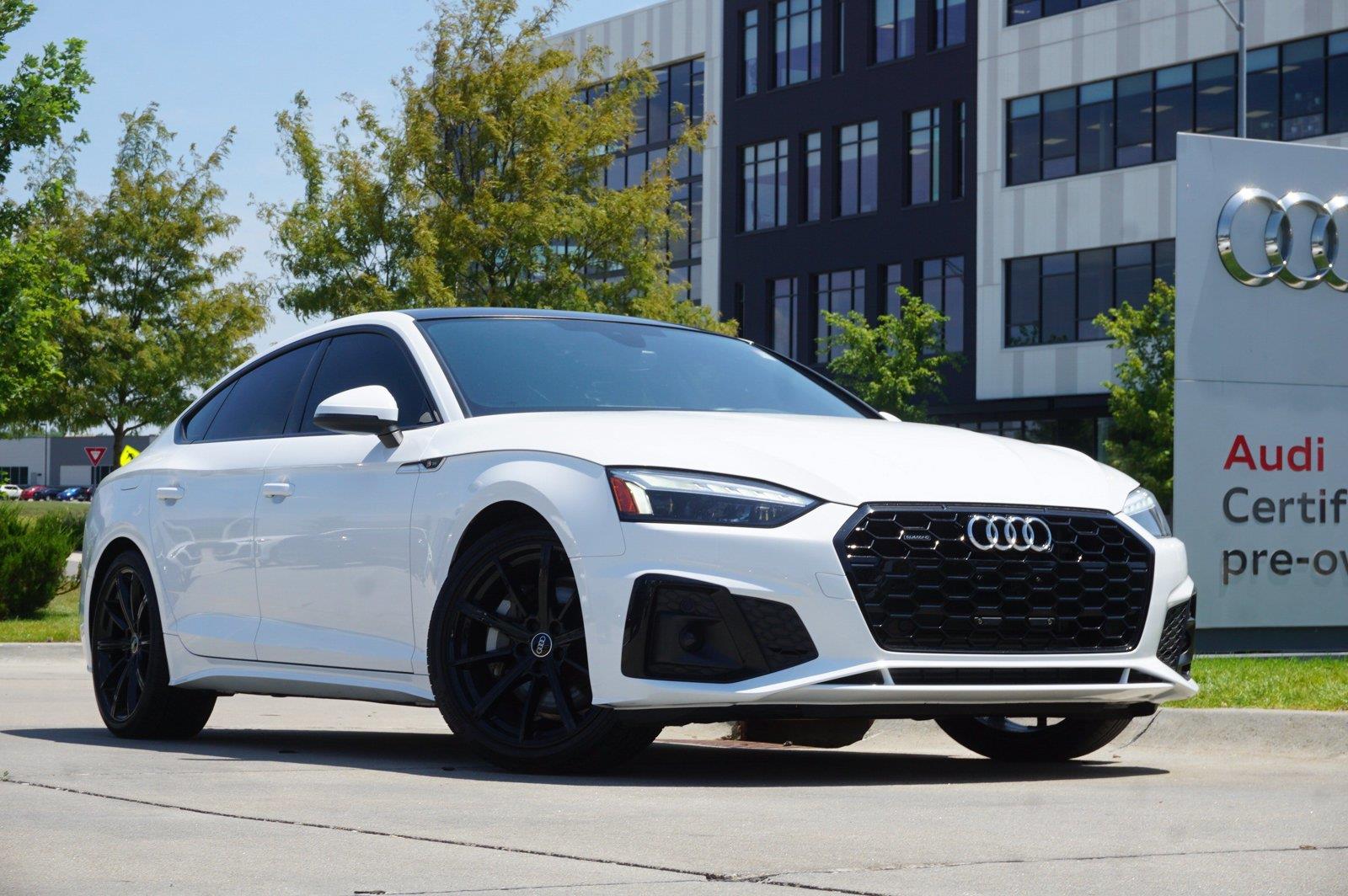 White 2025 Audi A5 Sportback Sedan All-Wheel Drive Automatic