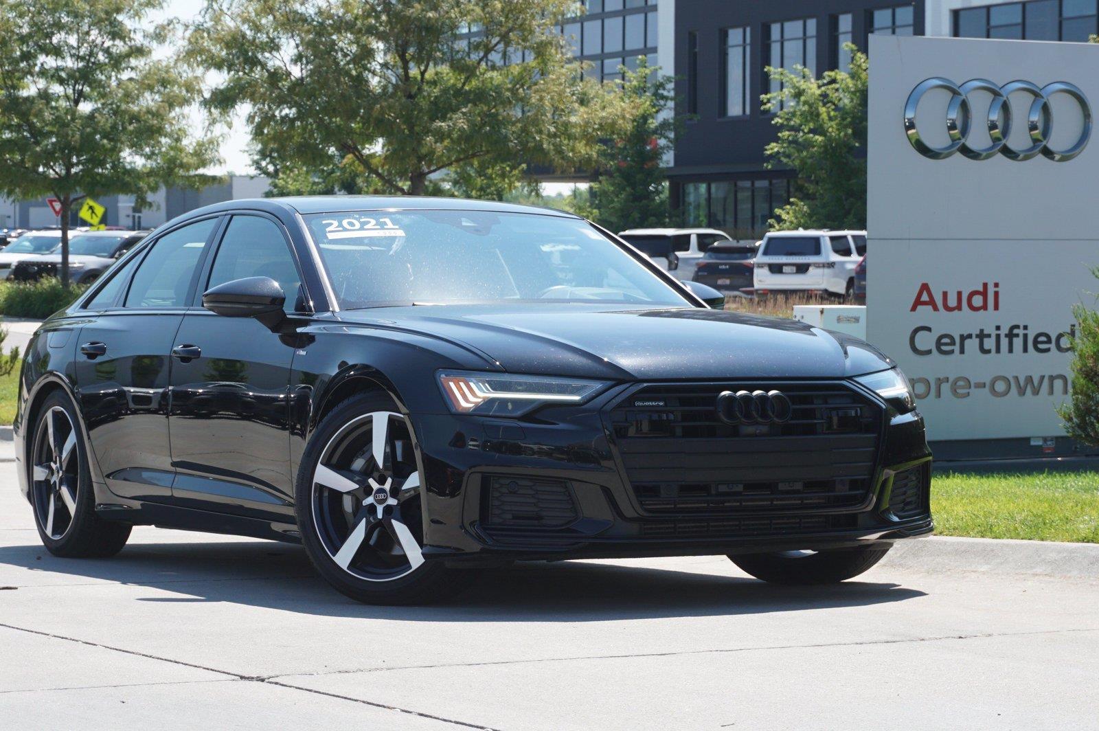 Black 2021 Audi A6 Sedan All-Wheel Drive Automatic