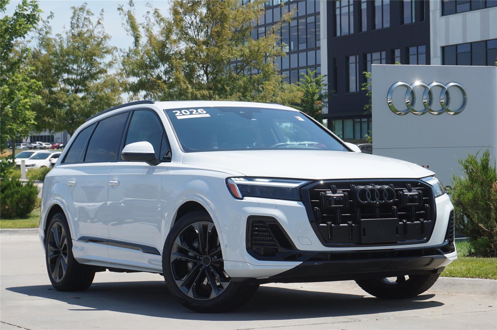 Glacier White Metallic 2026 Audi Q7 SUV / Crossover All-Wheel Drive Automatic
