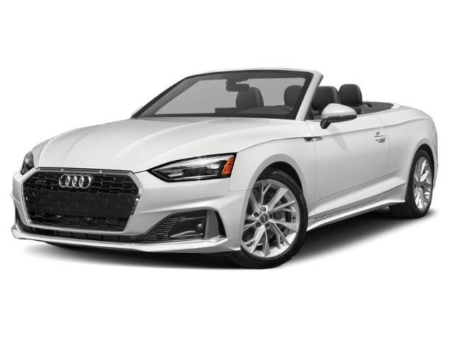 Ibis White/Black Roof 2022 Audi A5 Convertible All-Wheel Drive Automatic