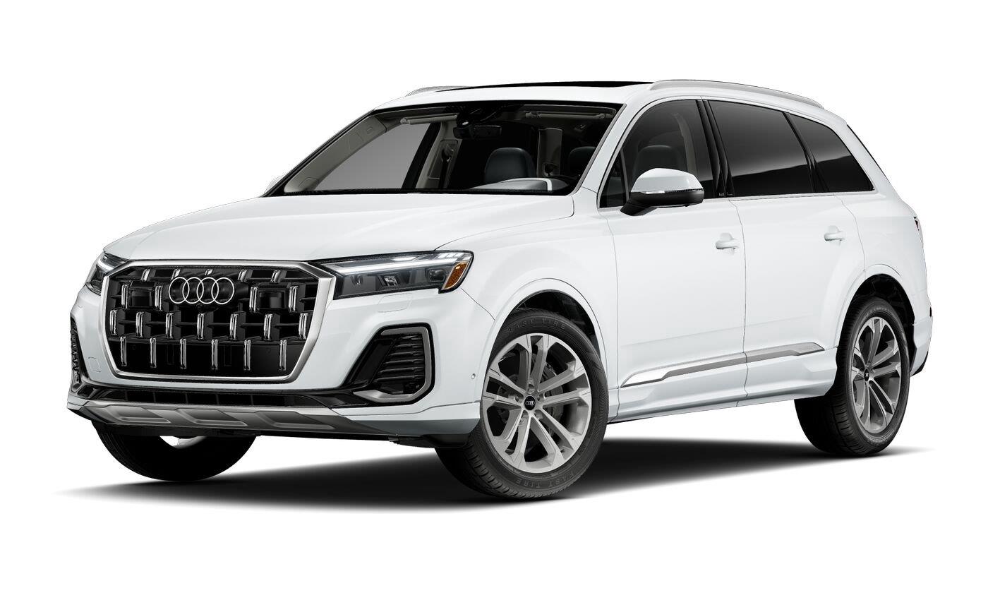 Glacier White Metallic 2026 Audi Q7 SUV / Crossover All-Wheel Drive Automatic
