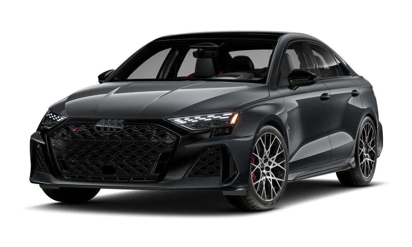 Daytona Gray Pearl Effect 2026 Audi RS 3 Sedan All-Wheel Drive Automatic