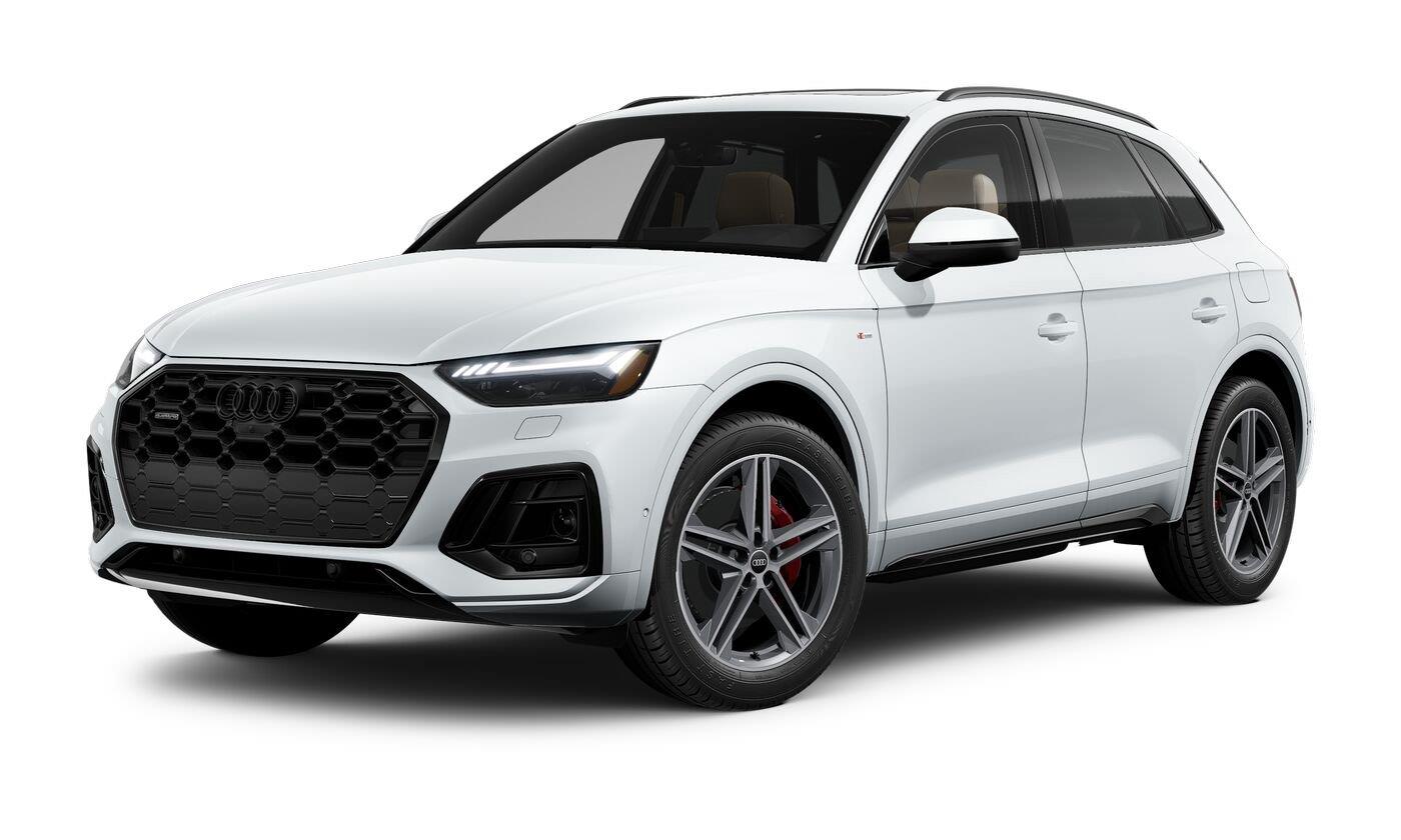 Glacier White Metallic 2024 Audi Q5 Hybrid Plug-in SUV / Crossover All-Wheel Drive Automatic