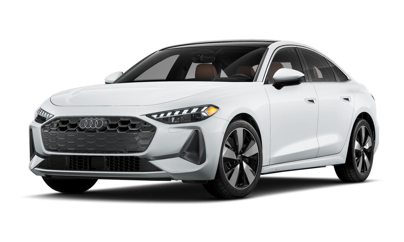 Glacier White Metallic 2025 Audi A5 Sedan All-Wheel Drive Automatic