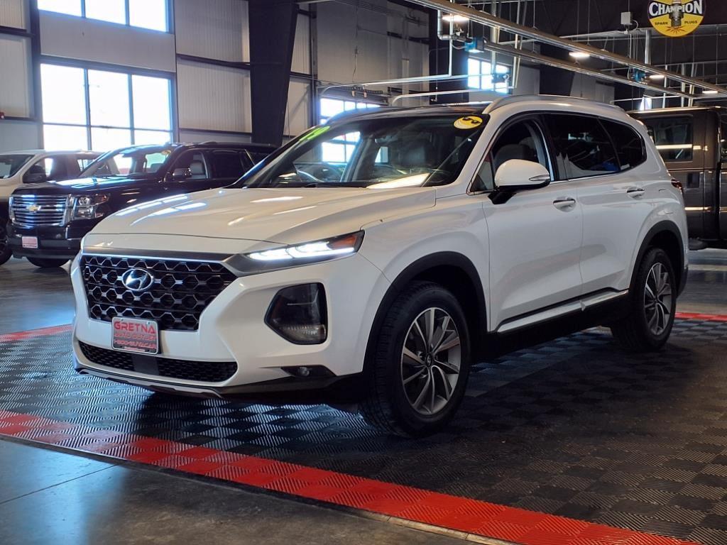 2019 Hyundai Santa Fe Limited - Quartz White exterior view 3