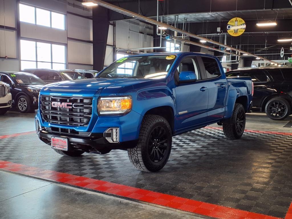 2022 GMC Canyon 4WD Elevation - Dynamic Blue Metallic exterior view 3