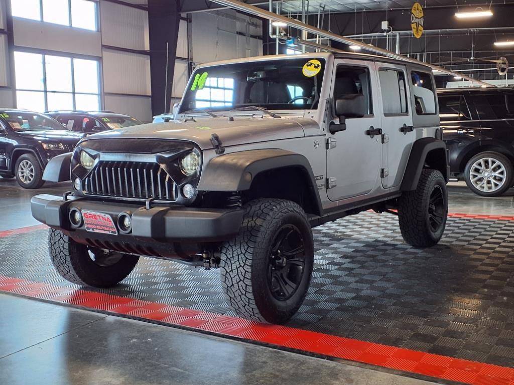 2014 Jeep Wrangler Unlimited Sport - Billet Metallic Clearcoat exterior view 3
