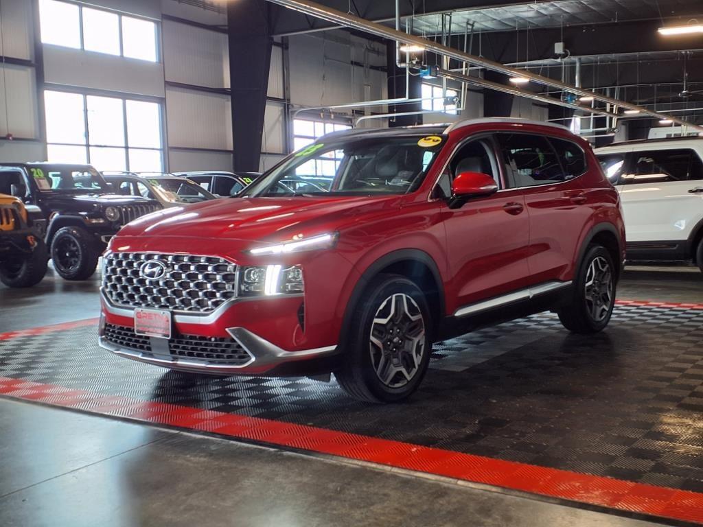 2023 Hyundai Santa Fe Limited - Calypso Red exterior view 3