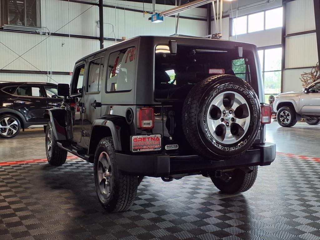 2017 Jeep Wrangler Unlimited Sahara - Black Clearcoat exterior view 4