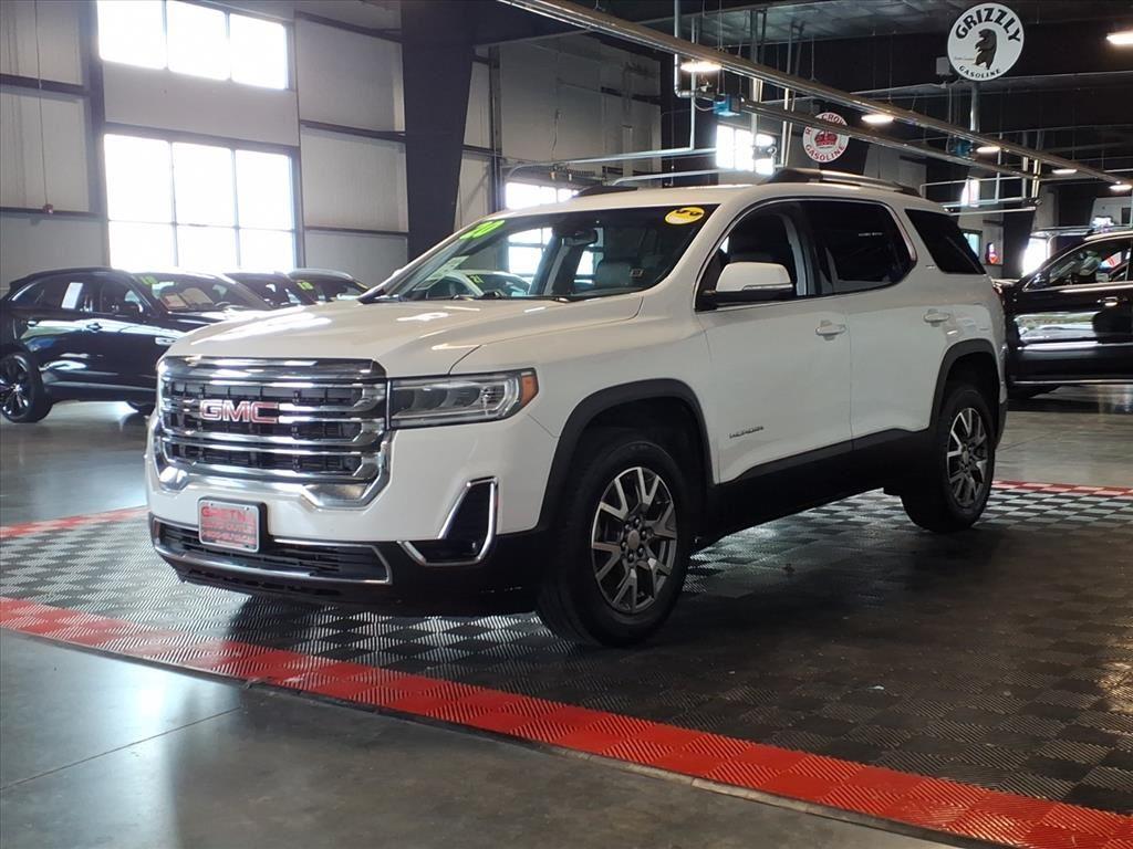 2020 GMC Acadia SLT - Summit White exterior view 3