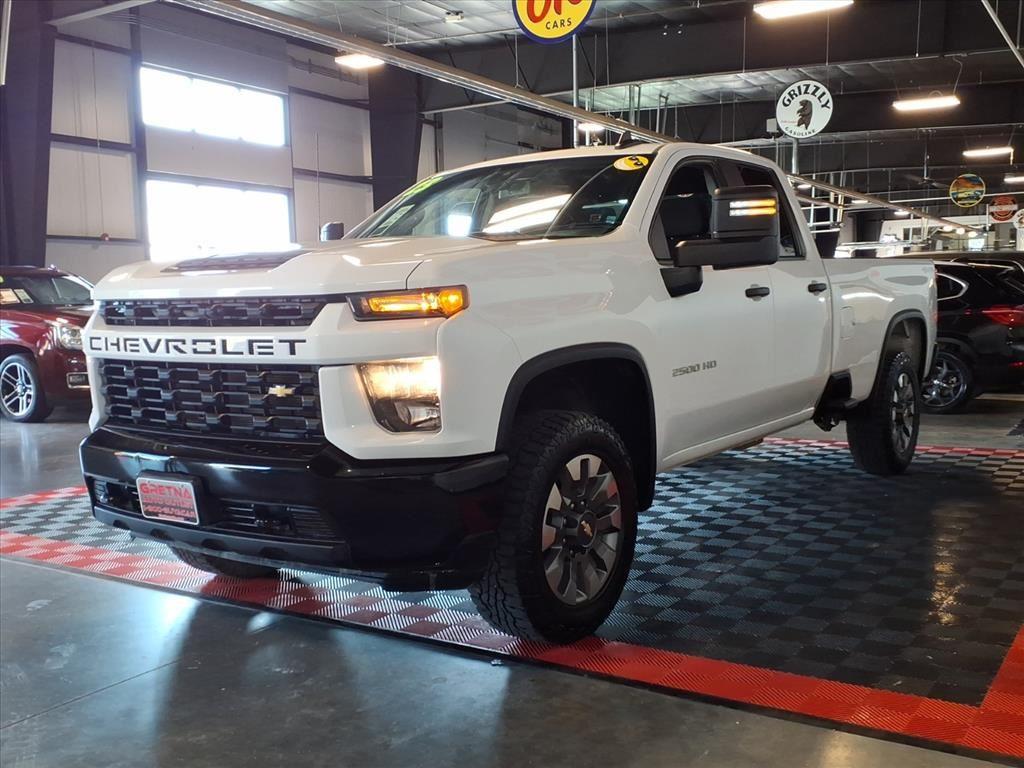 2023 Chevrolet Silverado 2500HD Custom - Summit White exterior view 3