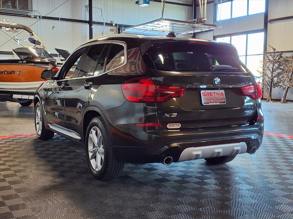 2019 BMW X3 xDrive30i - Dark Olive Metallic exterior view 4