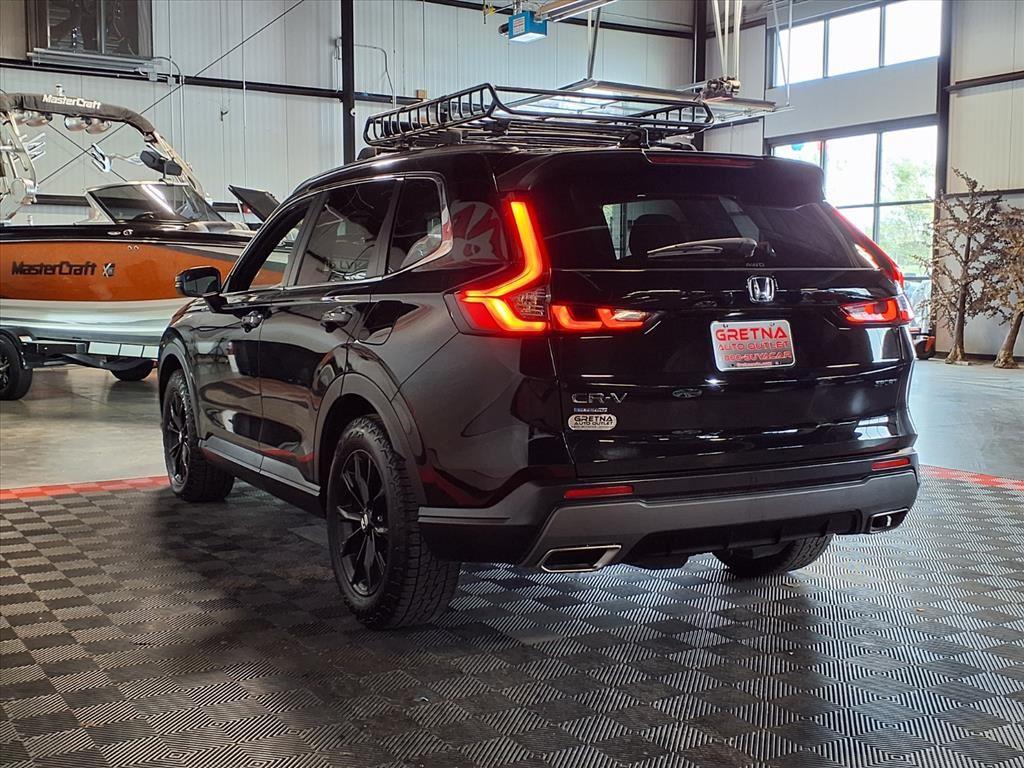 2024 Honda CR-V Hybrid Sport - Crystal Black Pearl exterior view 4