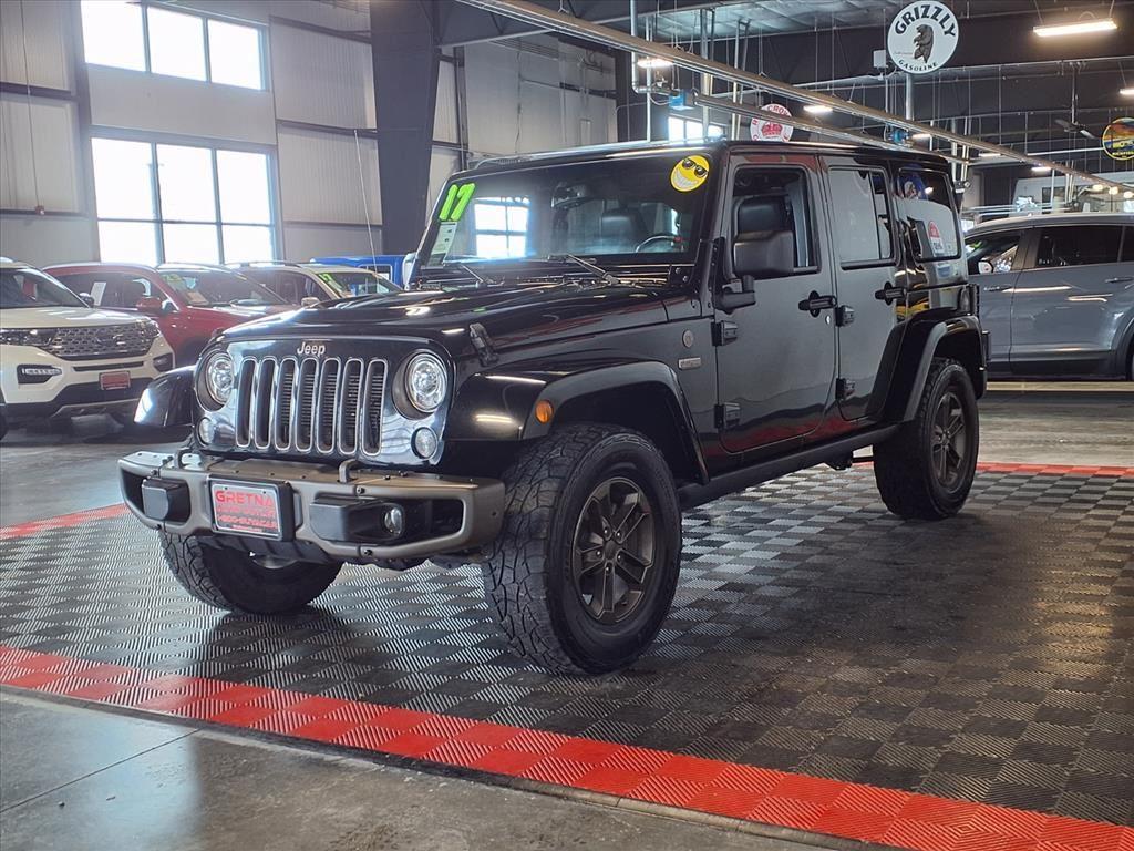 2017 Jeep Wrangler Unlimited 75th Anniversary - Black Clearcoat exterior view 3