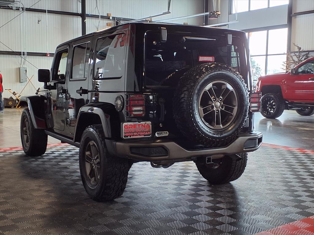 2017 Jeep Wrangler Unlimited 75th Anniversary - Black Clearcoat exterior view 4