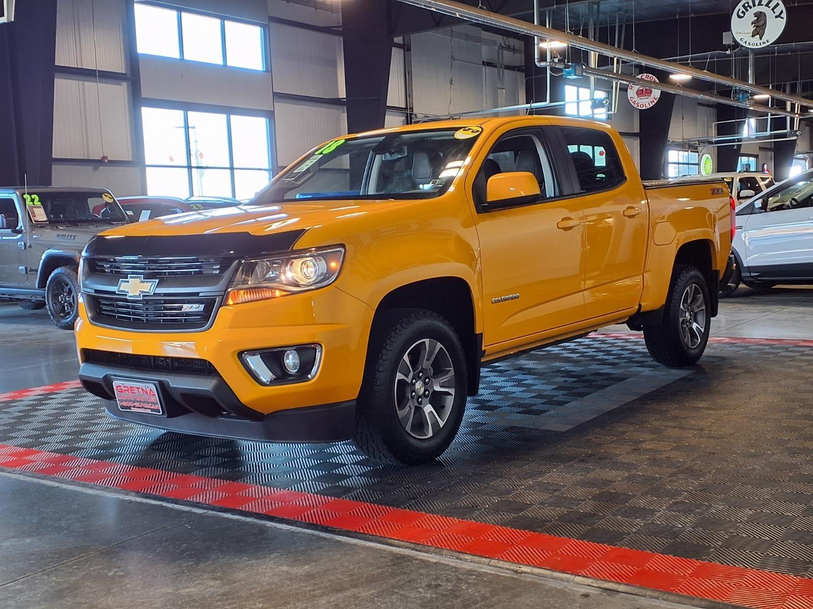 2018 Chevrolet Colorado 4WD Z71 - Wheatland Yellow exterior view 3