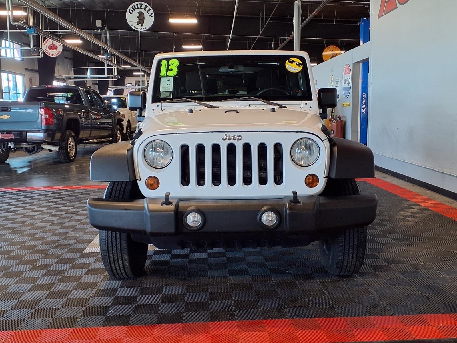 2013 Jeep Wrangler Sport - Bright White exterior view 2
