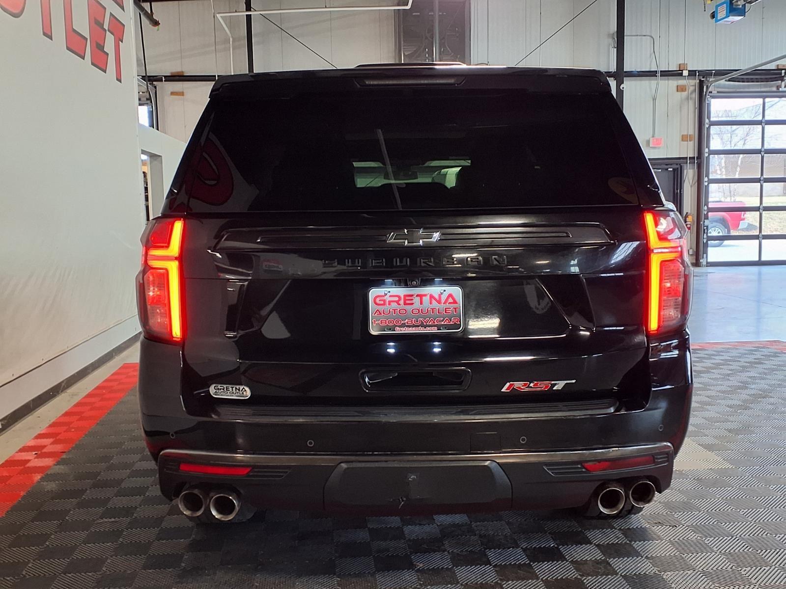 2022 Chevrolet Suburban RST - Black exterior view 5