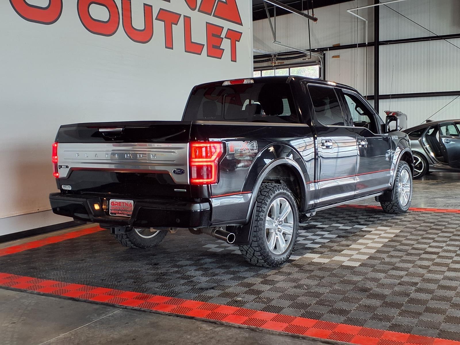 2018 Ford F-150 Platinum - Shadow Black exterior view 7
