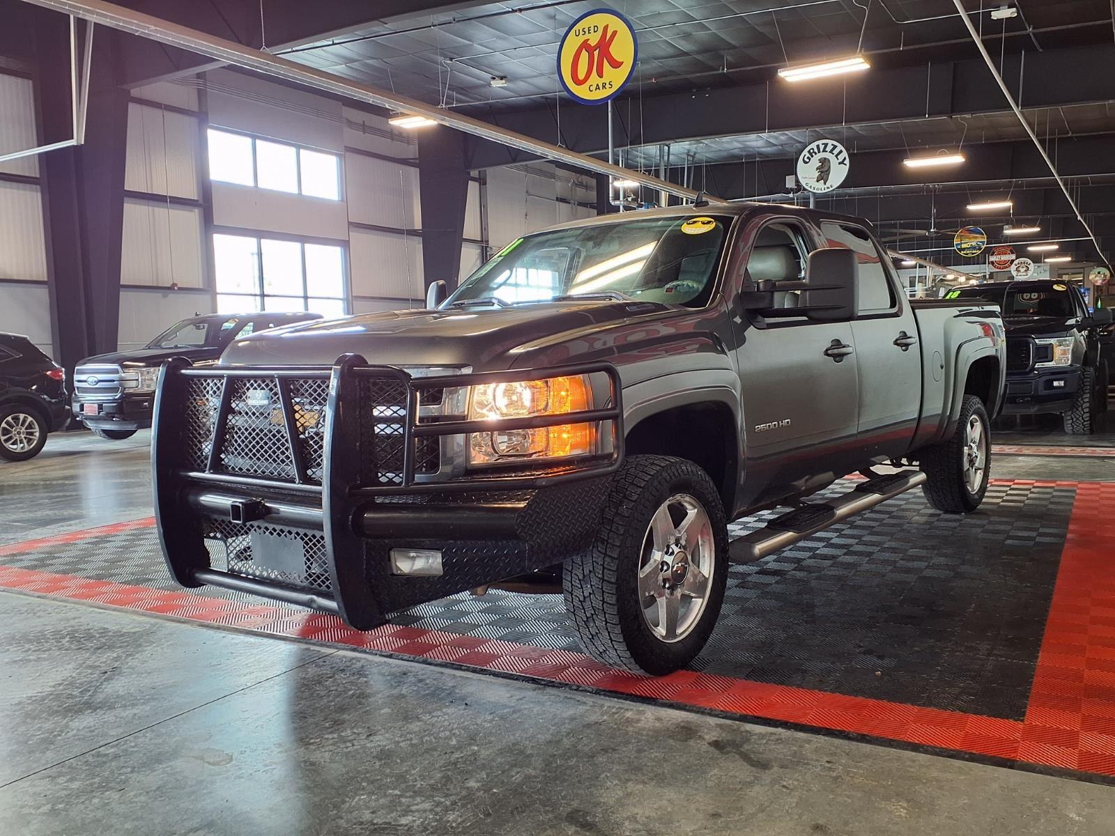 2011 Chevrolet Silverado 2500HD LTZ - Steel Green Metallic exterior view 3