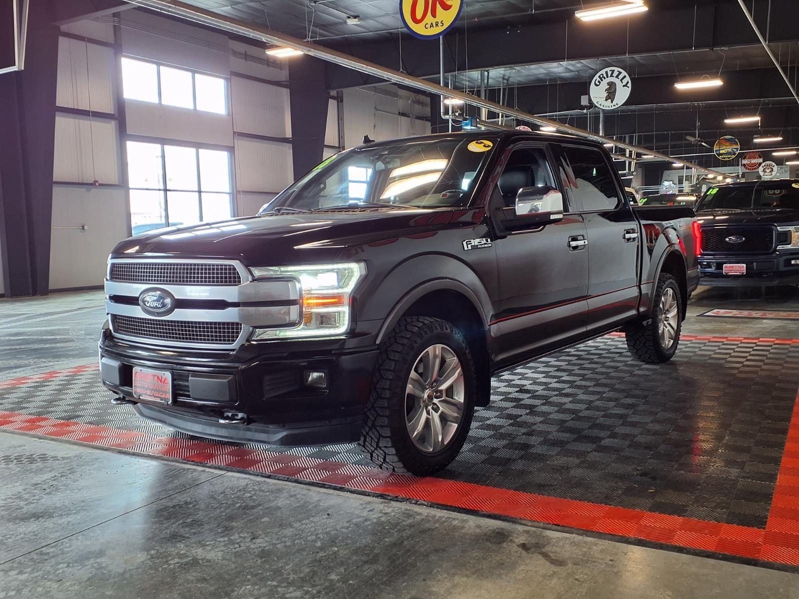 2018 Ford F-150 Platinum - Shadow Black exterior view 3
