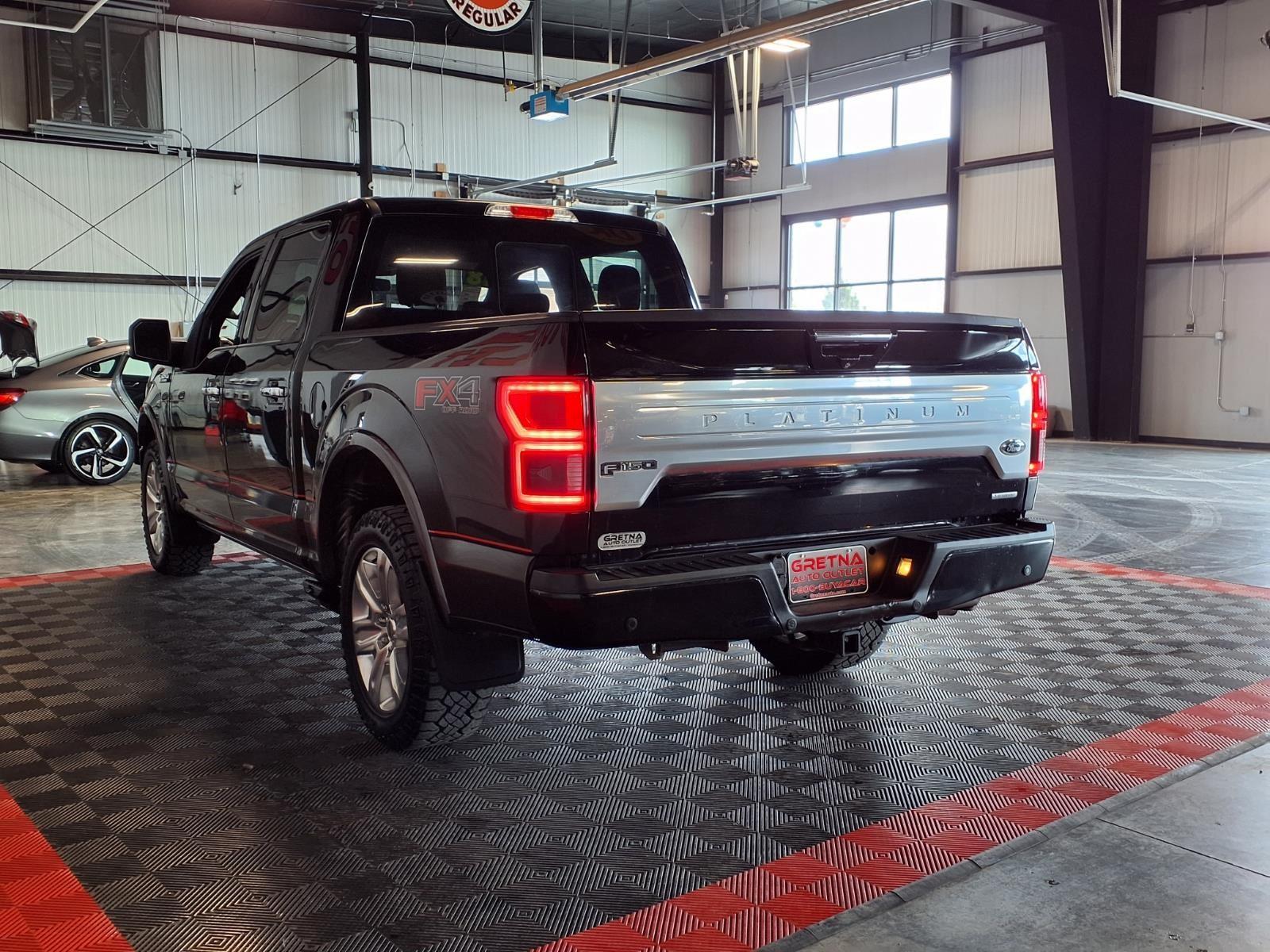 2018 Ford F-150 Platinum - Shadow Black exterior view 4