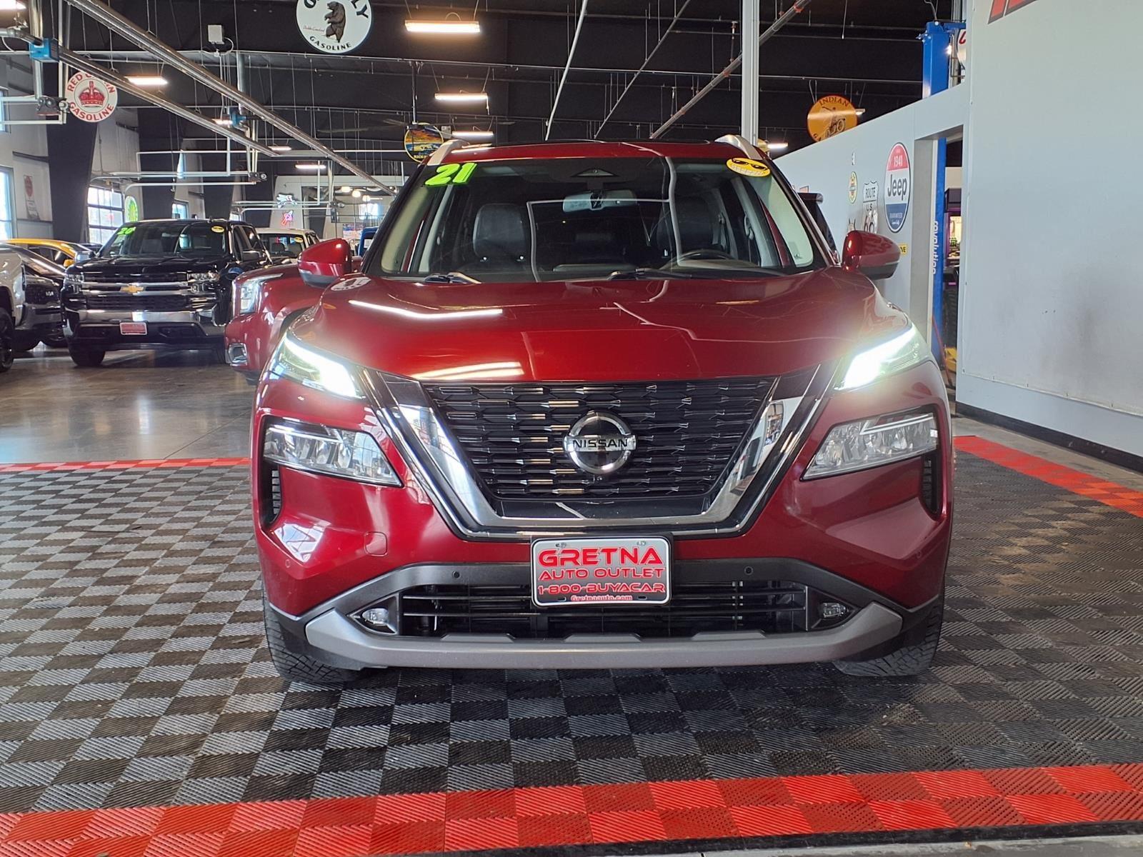 2021 Nissan Rogue SL - Scarlet Ember Tintcoat exterior view 2