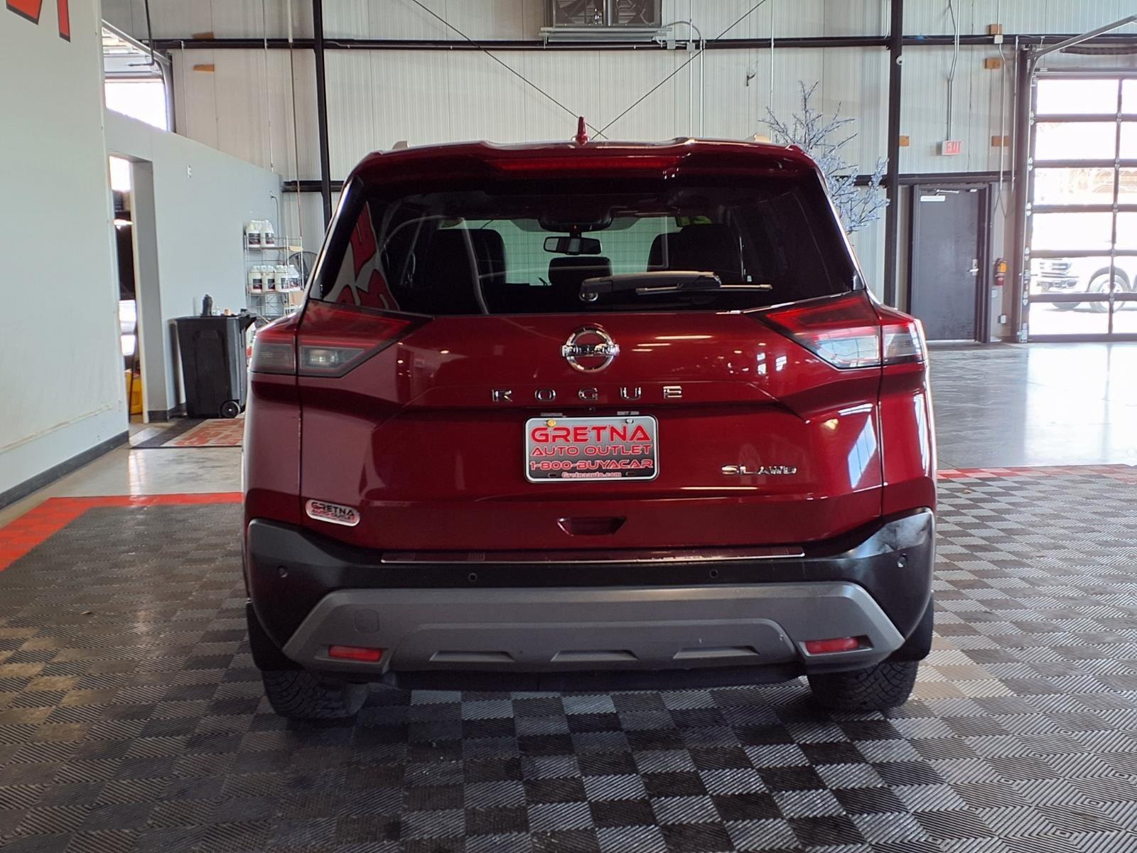 2021 Nissan Rogue SL - Scarlet Ember Tintcoat exterior view 5