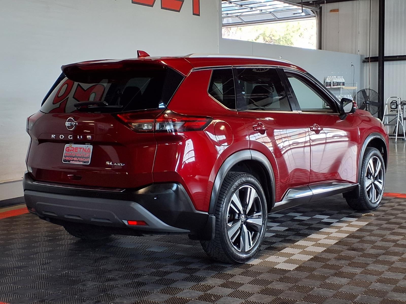 2021 Nissan Rogue SL - Scarlet Ember Tintcoat exterior view 8