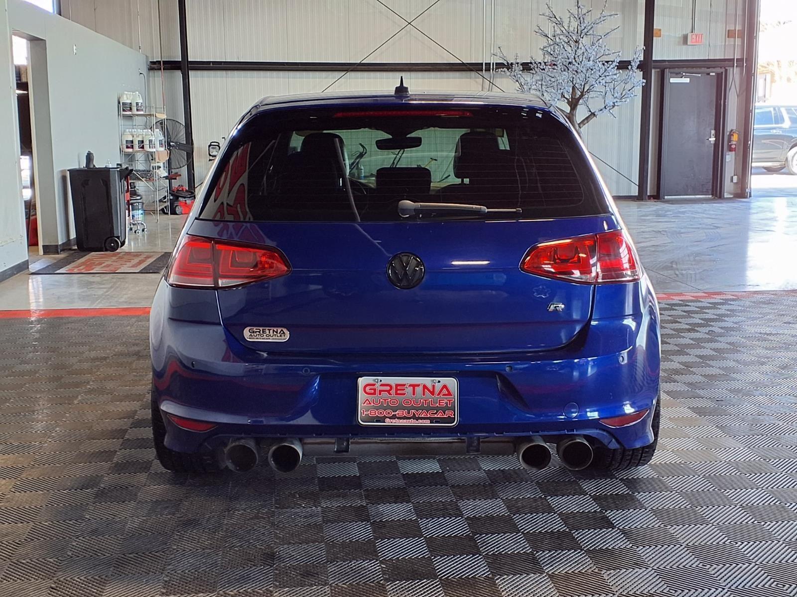 2017 Volkswagen Golf R - Lapiz Blue Metallic exterior view 5