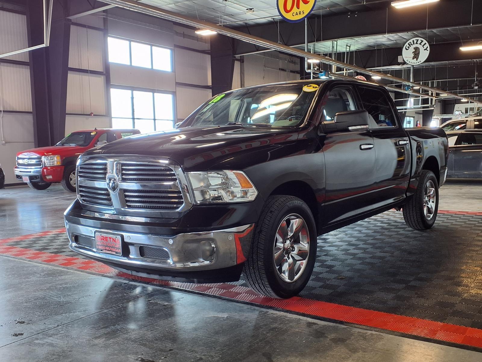 2018 Ram 1500 Big Horn - Brilliant Black Crystal Pearlcoat exterior view 2