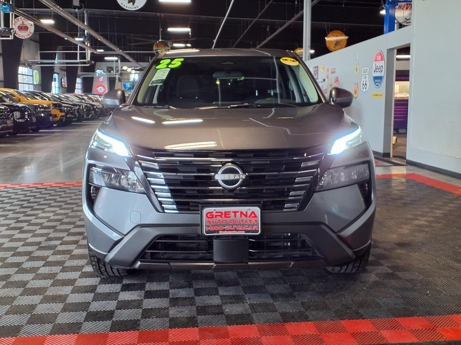 2025 Nissan Rogue SV - Gun Metallic exterior view 2