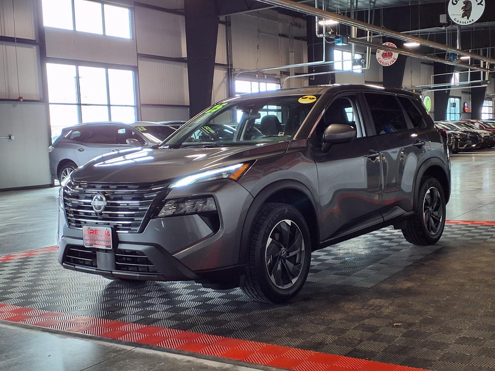 2025 Nissan Rogue SV - Gun Metallic exterior view 3