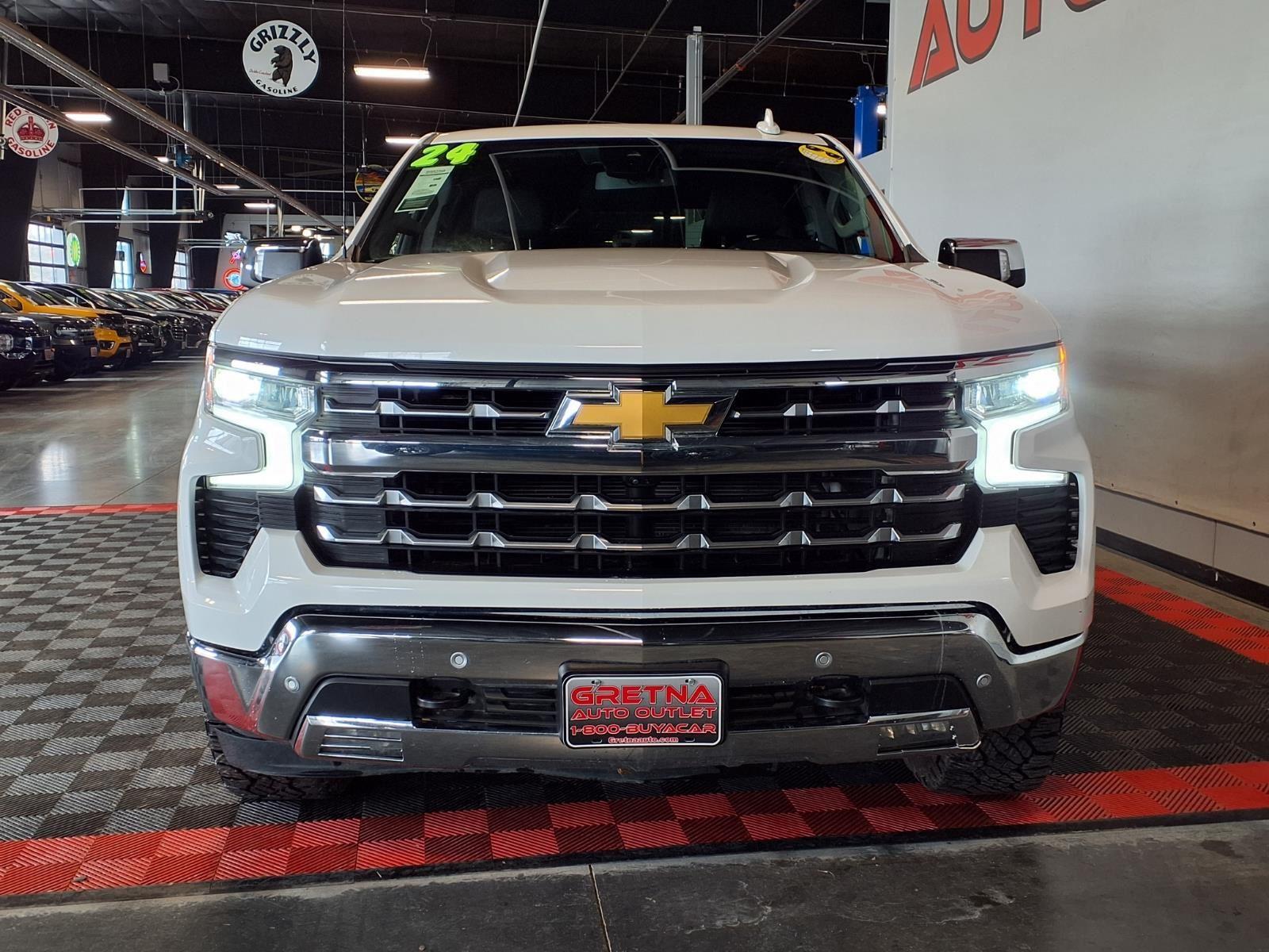 2024 Chevrolet Silverado 1500 LTZ - Summit White exterior view 2