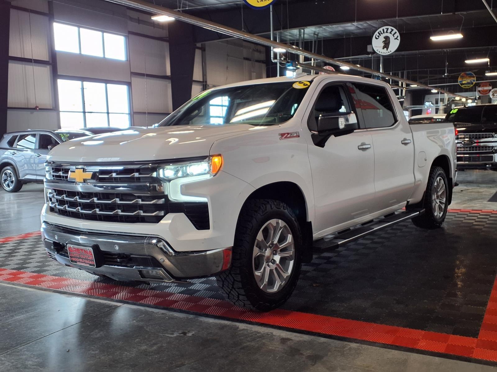 2024 Chevrolet Silverado 1500 LTZ - Summit White exterior view 3