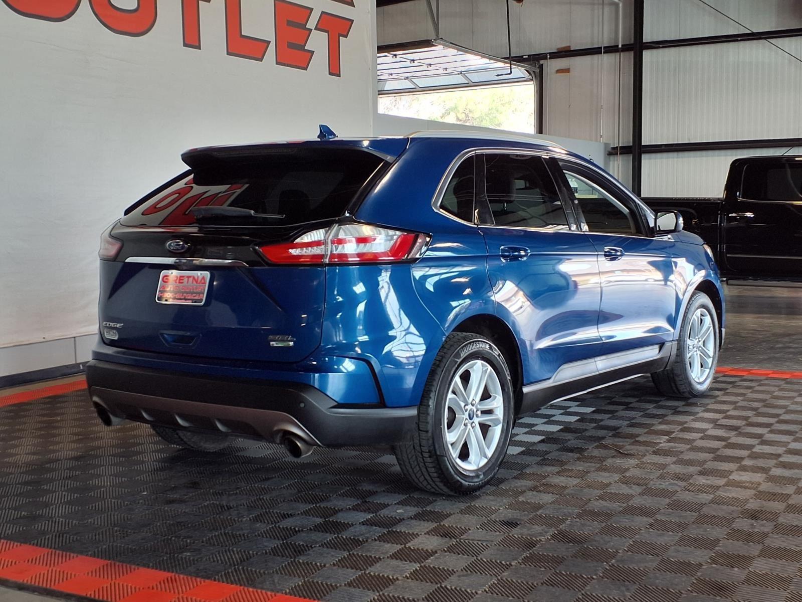 2020 Ford Edge SEL - Atlas Blue Metallic exterior view 7