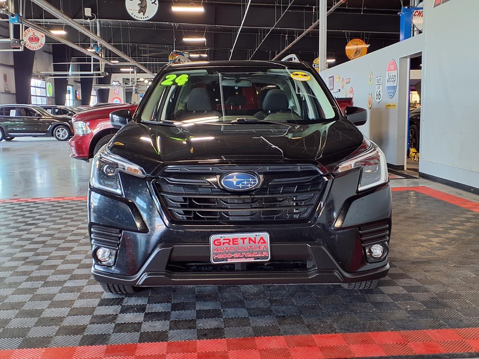 2024 Subaru Forester Premium - Crystal Black Silica exterior view 2