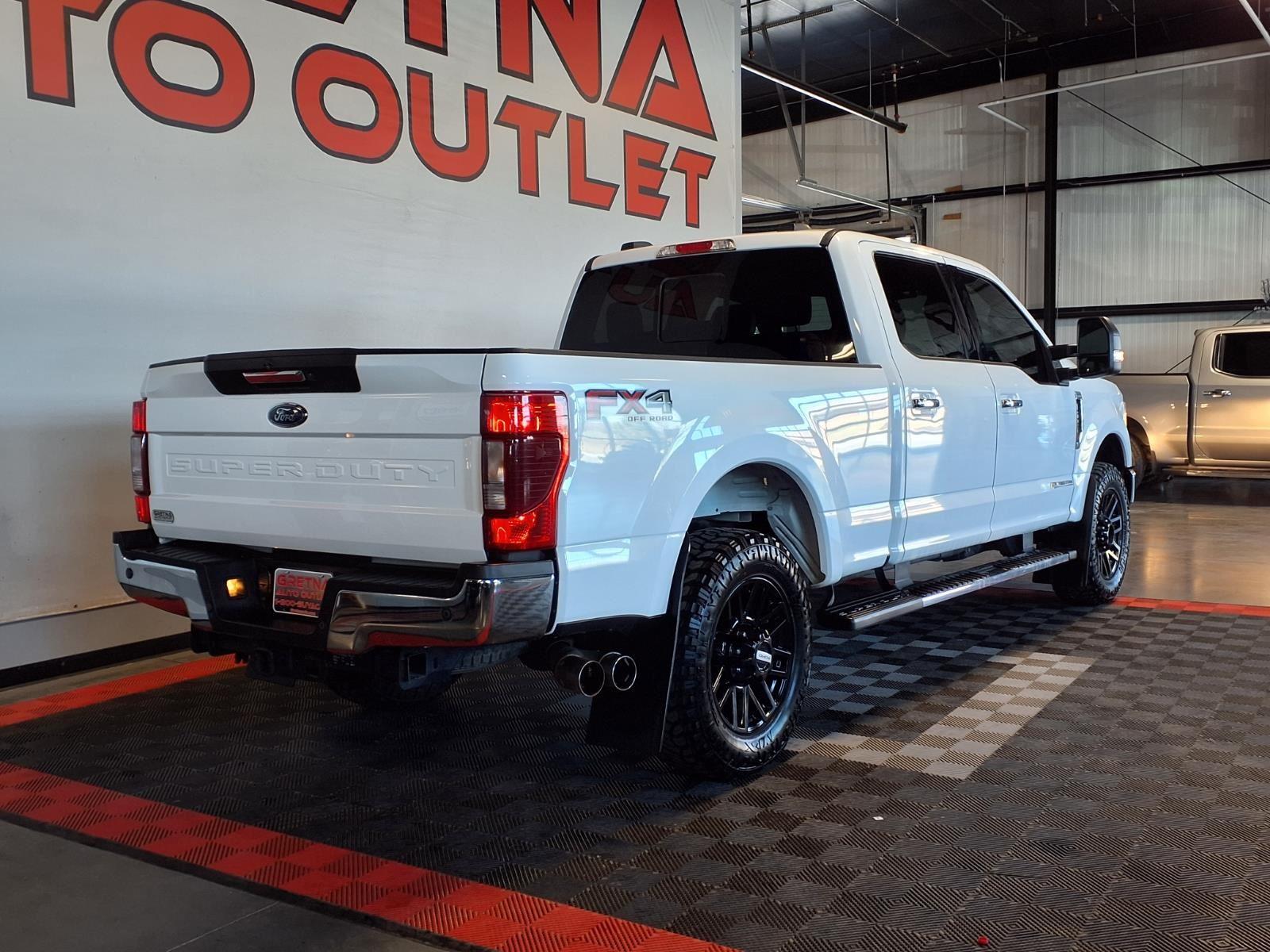 2021 Ford Super Duty F-250 SRW LARIAT - Oxford White exterior view 7