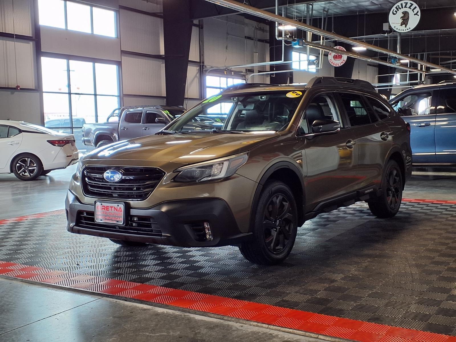 2020 Subaru Outback Onyx Edition XT - Autumn Green Metallic exterior view 3